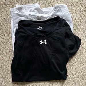Under Armour Athletic Workout Shirts Women's 2 Pack